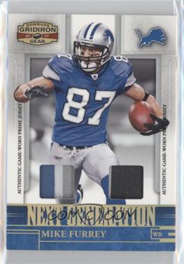 2007 Donruss Gridiron Gear - Next Generation - Combo Jerseys Prime #NG-24 - Mike Furrey /50