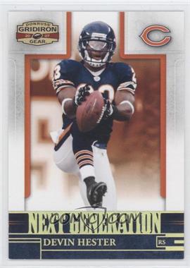 2007 Donruss Gridiron Gear - Next Generation - Gold #NG-11 - Devin Hester /100