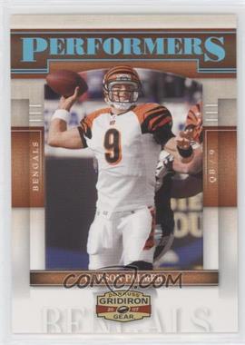 2007 Donruss Gridiron Gear - Performers - Platinum #P-40 - Carson Palmer /25