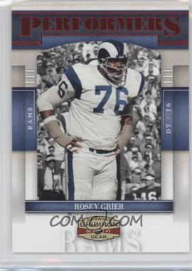 2007 Donruss Gridiron Gear - Performers - Red #P-29 - Rosey Grier