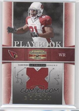 2007 Donruss Gridiron Gear - Playbook - X's Jerseys #PB-12 - Anquan Boldin /250