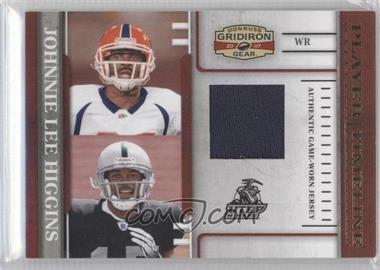 2007 Donruss Gridiron Gear - Player Timeline - Jerseys #PT-18 - Johnnie Lee Higgins /250