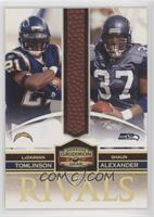 LaDainian Tomlinson, Shaun Alexander #/100