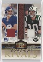 Eli Manning, Chad Pennington #/25