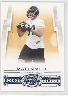 2007 Donruss Threads - [Base] - Century Proof Blue #192 - Rookie - Matt Spaeth /350