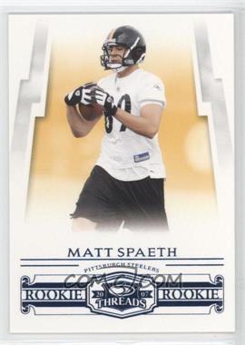 2007 Donruss Threads - [Base] - Century Proof Blue #192 - Rookie - Matt Spaeth /350