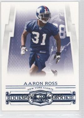 2007 Donruss Threads - [Base] - Century Proof Blue #215 - Rookie - Aaron Ross /350