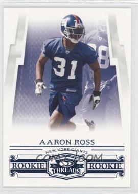 2007 Donruss Threads - [Base] - Century Proof Blue #215 - Rookie - Aaron Ross /350