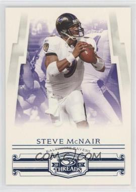 2007 Donruss Threads - [Base] - Century Proof Blue #5 - Steve McNair /350