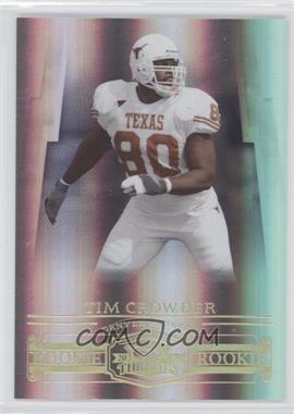 2007 Donruss Threads - [Base] - Century Proof Bronze #202 - Rookie - Tim Crowder /250