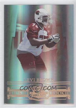 2007 Donruss Threads - [Base] - Century Proof Bronze #225 - Rookie - Levi Brown /250