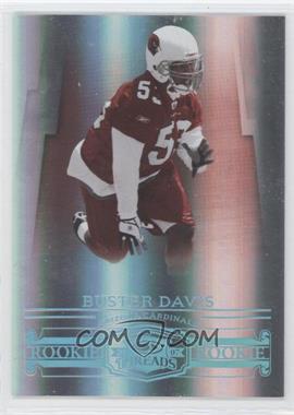 2007 Donruss Threads - [Base] - Century Proof Platinum #196 - Rookie - Buster Davis /25