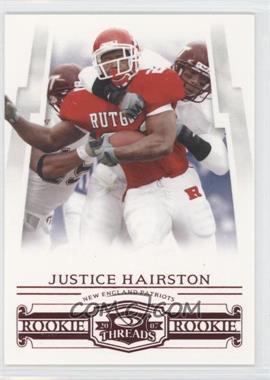 2007 Donruss Threads - [Base] - Century Proof Red #157 - Rookie - Justice Hairston