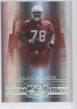 2007 Donruss Threads - [Base] - Century Proof Silver #210 - Rookie - Alan Branch /100