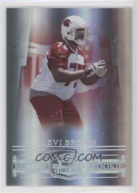 2007 Donruss Threads - [Base] - Century Proof Silver #225 - Rookie - Levi Brown /100