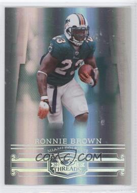 2007 Donruss Threads - [Base] - Century Proof Silver #98 - Ronnie Brown /100