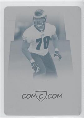 2007 Donruss Threads - [Base] - Printing Plate Black #201 - Rookie - Victor Abiamiri /1