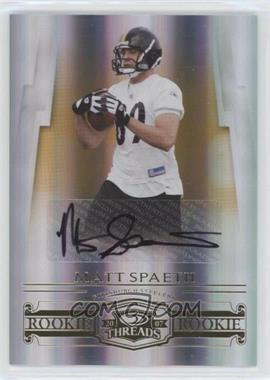 2007 Donruss Threads - [Base] - Signatures #192 - Rookie - Matt Spaeth /100