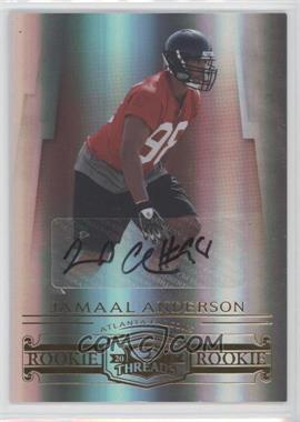 2007 Donruss Threads - [Base] - Signatures #223 - Rookie - Jamaal Anderson /100