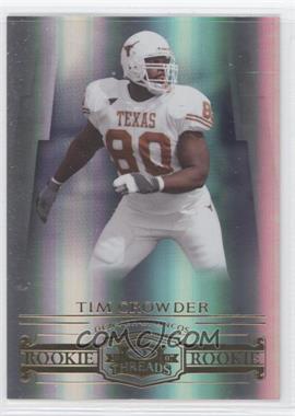 2007 Donruss Threads - [Base] #202 - Rookie - Tim Crowder /999