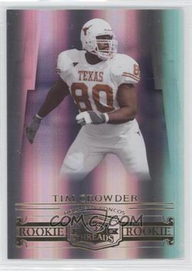 2007 Donruss Threads - [Base] #202 - Rookie - Tim Crowder /999