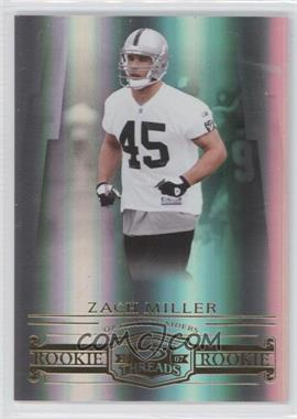 2007 Donruss Threads - [Base] #208 - Rookie - Zach Miller /999