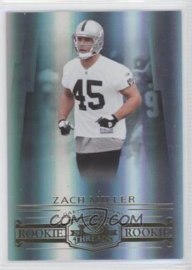 2007 Donruss Threads - [Base] #208 - Rookie - Zach Miller /999