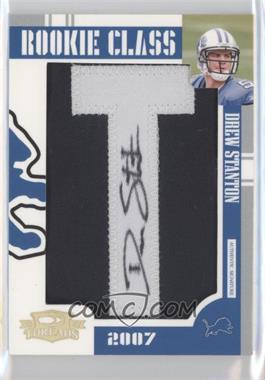 2007 Donruss Threads - [Base] #257 - Rookie Class - Drew Stanton /140