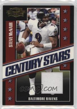 2007 Donruss Threads - Century Stars - Materials Prime Missing Serial Number #CS-14 - Steve McNair