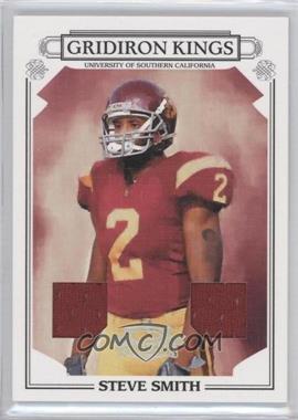 2007 Donruss Threads - College Gridiron Kings - Materials #CGK-10 - Steve Smith /100