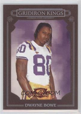 2007 Donruss Threads - College Gridiron Kings - Red Framed #CGK-17 - Dwayne Bowe /100