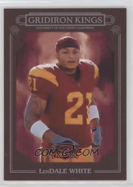 2007 Donruss Threads - College Gridiron Kings - Red Framed #CGK-27 - LenDale White /100