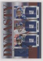 Eli Manning, Jeremy Shockey, Plaxico Burress #/100