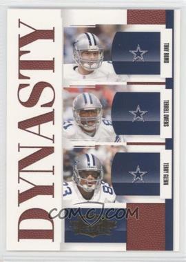 2007 Donruss Threads - Dynasty #D-2 - Tony Romo, Terrell Owens, Terry Glenn