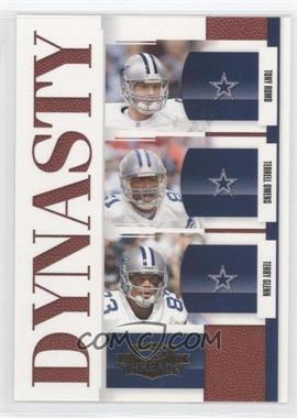 2007 Donruss Threads - Dynasty #D-2 - Tony Romo, Terrell Owens, Terry Glenn