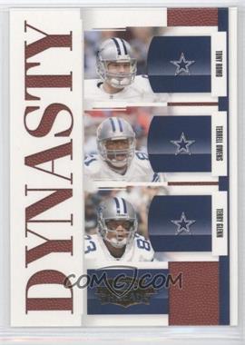 2007 Donruss Threads - Dynasty #D-2 - Tony Romo, Terrell Owens, Terry Glenn