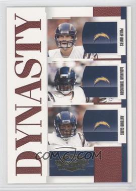 2007 Donruss Threads - Dynasty #D-9 - Philip Rivers, LaDainian Tomlinson, Antonio Gates