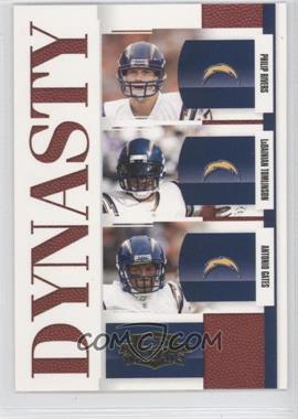 2007 Donruss Threads - Dynasty #D-9 - Philip Rivers, LaDainian Tomlinson, Antonio Gates