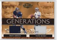 Troy Aikman, Tony Romo #/250