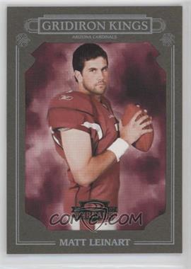 2007 Donruss Threads - Pro Gridiron Kings - Green Framed #PGK-29 - Matt Leinart /25