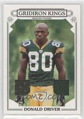 2007 Donruss Threads - Pro Gridiron Kings - Materials #PGK-16 - Donald Driver /250