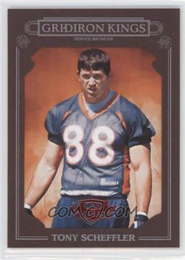 2007 Donruss Threads - Pro Gridiron Kings - Red Framed #PGK-43 - Tony Scheffler /100