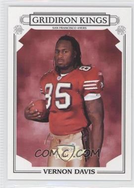 2007 Donruss Threads - Pro Gridiron Kings - Silver #PGK-44 - Vernon Davis /250