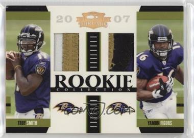 2007 Donruss Threads - Rookie Collection Combo Materials - Prime #RCM-10 - Troy Smith, Yamon Figurs /25