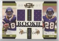 Sidney Rice, Adrian Peterson [EX to NM] #/500