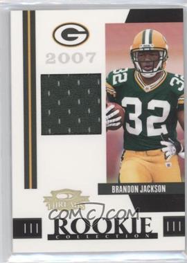 2007 Donruss Threads - Rookie Collection Materials #RCM-17 - Brandon Jackson /500