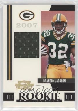 2007 Donruss Threads - Rookie Collection Materials #RCM-17 - Brandon Jackson /500