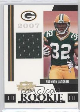 2007 Donruss Threads - Rookie Collection Materials #RCM-17 - Brandon Jackson /500