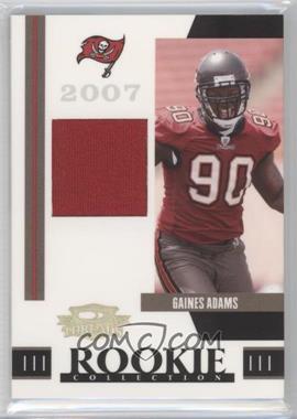 2007 Donruss Threads - Rookie Collection Materials #RCM-34 - Gaines Adams /500