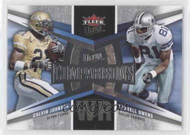 2007 Fleer Ultra - Ultra Comparisons #UC-JO - Calvin Johnson, Terrell Owens